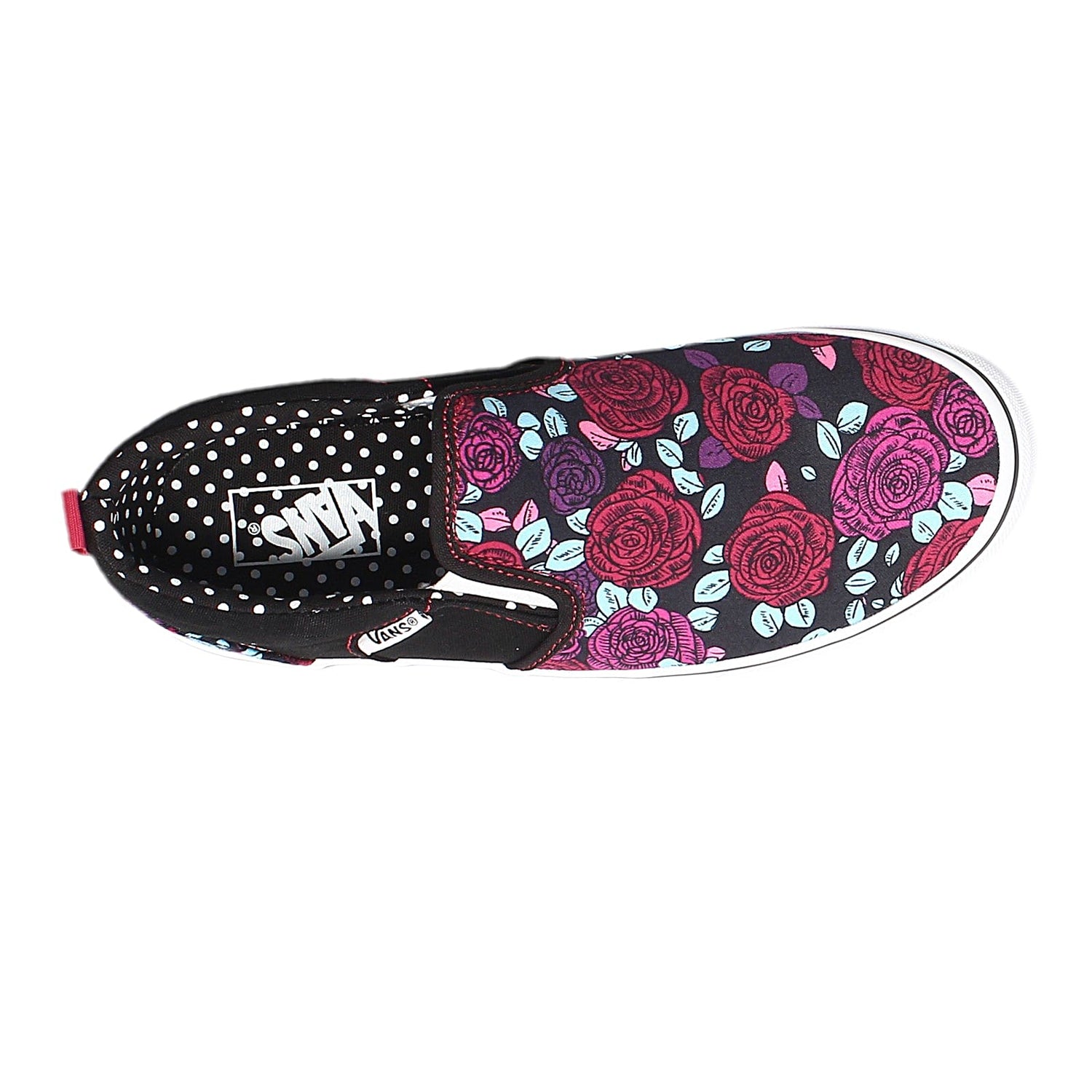 Peltz Shoes  Girl's Vans Asher Sneaker - Little Kid