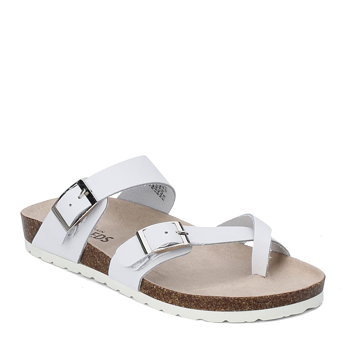 Peltz Shoes  Women's White Mountain Gracie Sandal