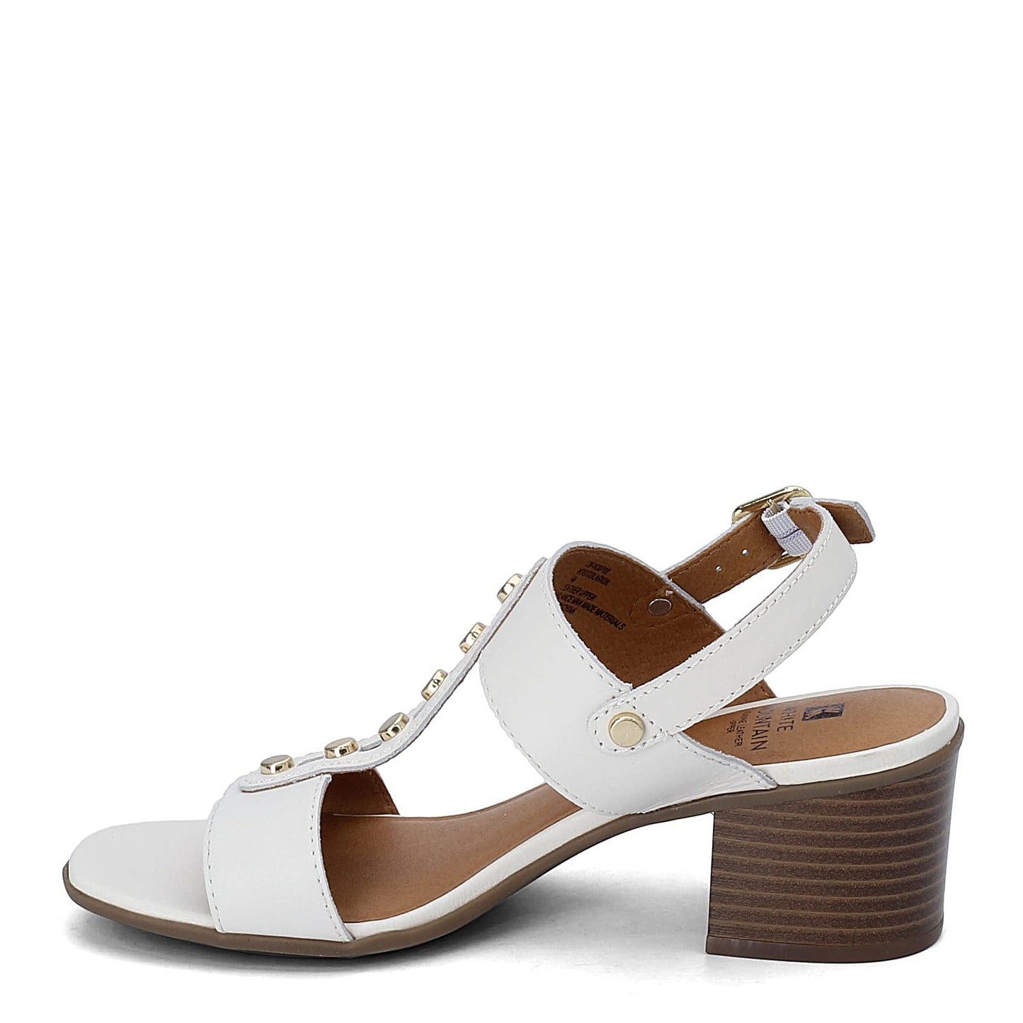 Peltz Shoes  Women's White Mountain Larkin Sandal
