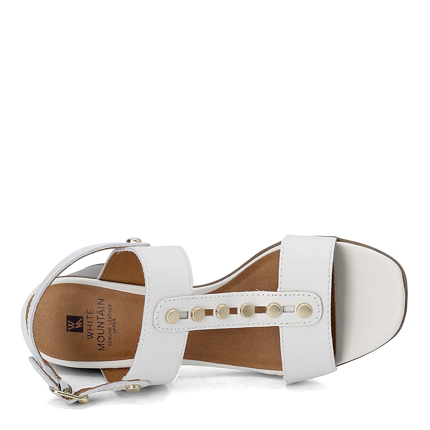 Peltz Shoes  Women's White Mountain Larkin Sandal