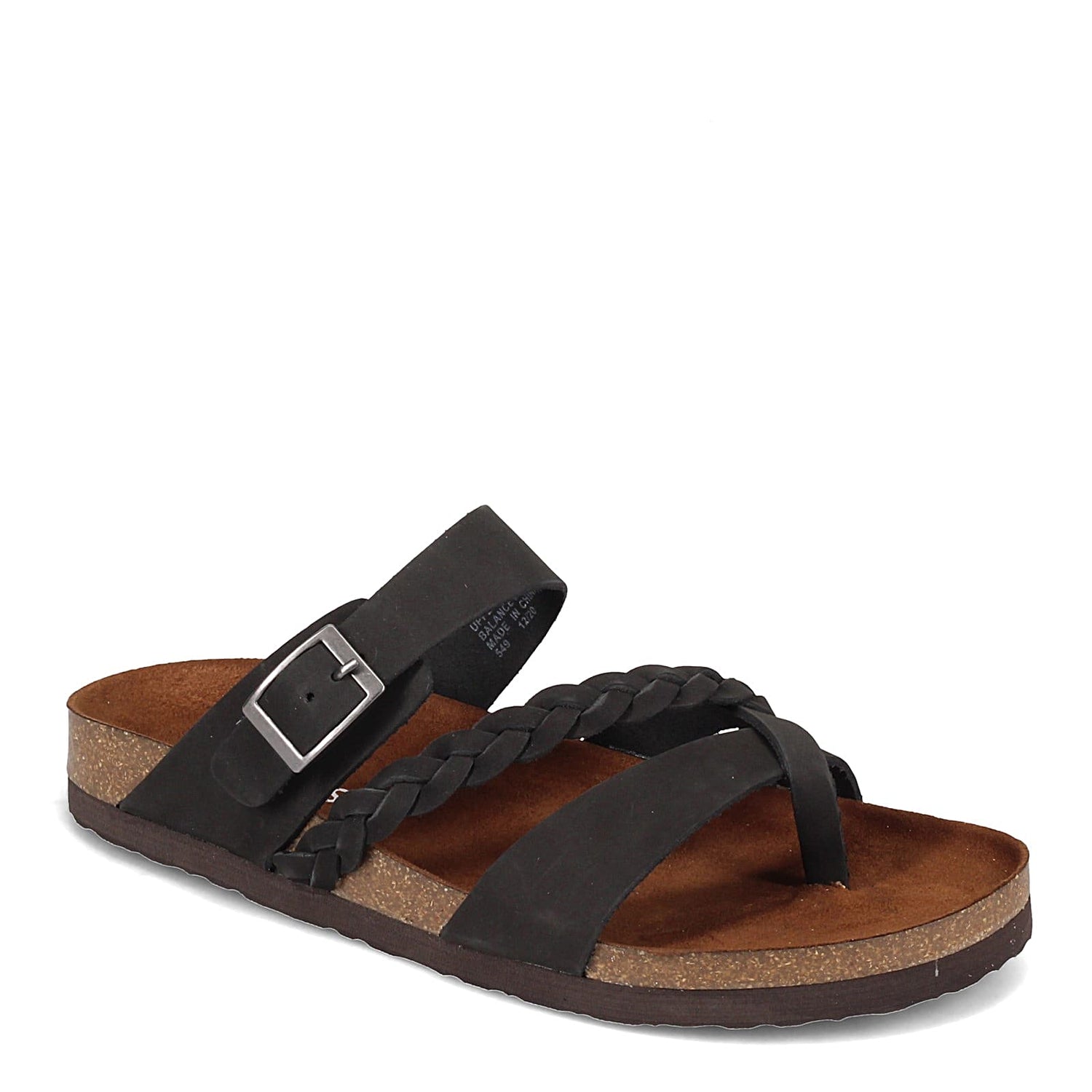 Peltz Shoes  Women's White Mountain Hazy Sandal