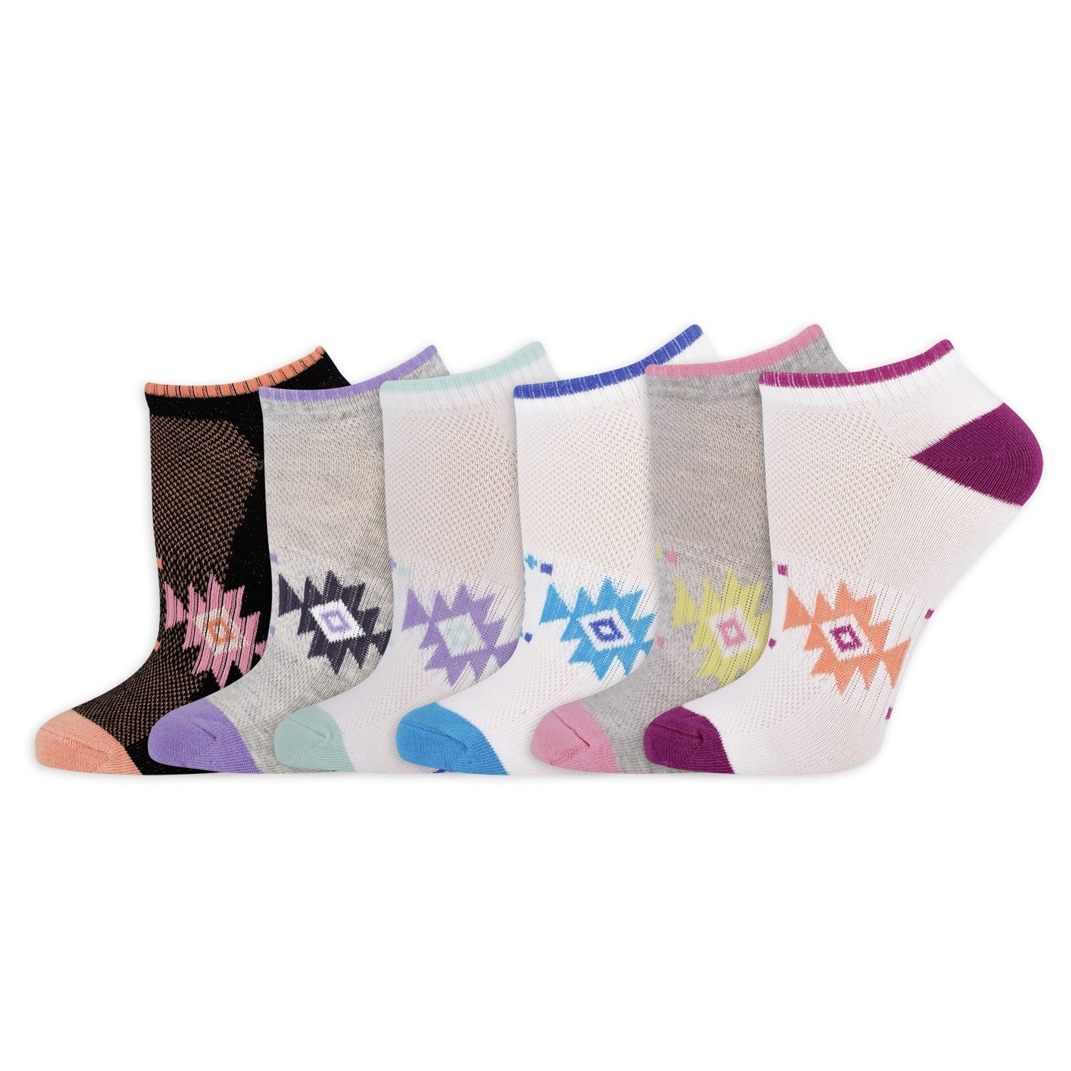 Women's No Show Socks - 6 pack Peltz Shoes